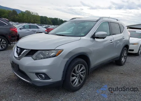 2014 Nissan Rogue Sl из США, поврежденный, VIN 5N1AT2MV2EC782753